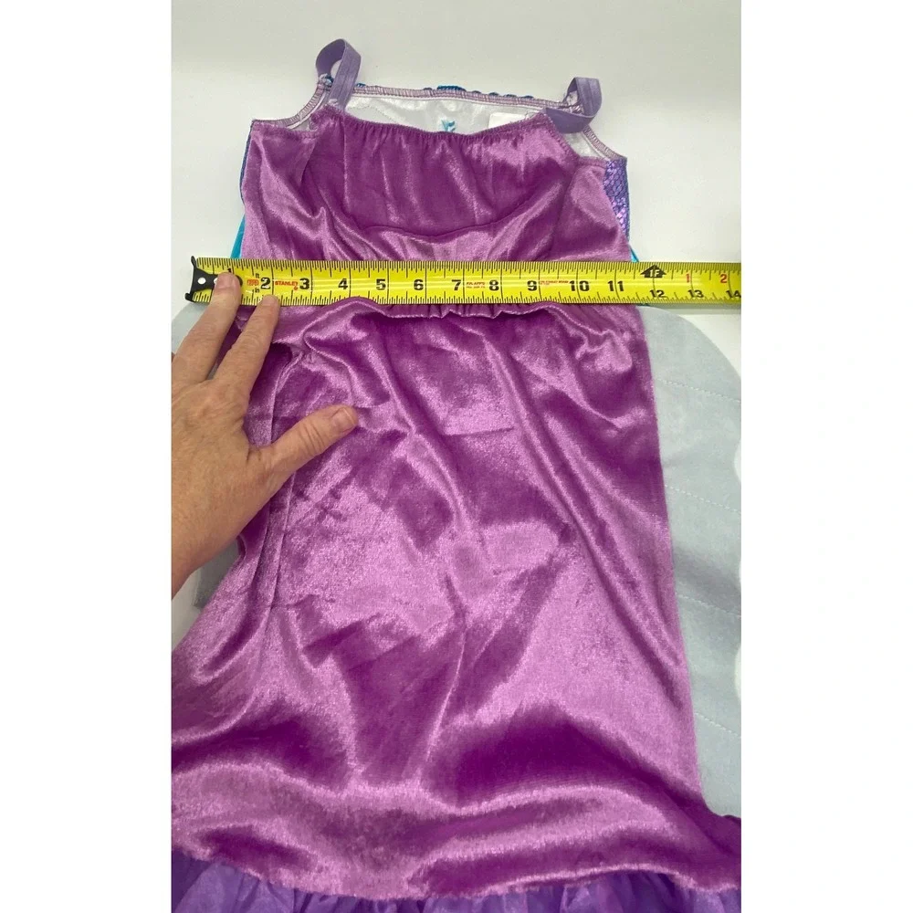 Teetot & Co Mermaid Princess Costume Dress Purple Turquoise Kids Size 3-4